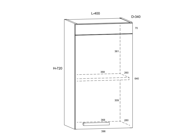 Virtuvės komplektas RODOS 1 4 Virtuvės komplektas RODOS 1 4