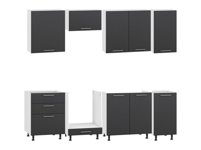 Virtuvės komplektas VENTO 240 cm 3 Virtuvės komplektas VENTO 240 cm 3