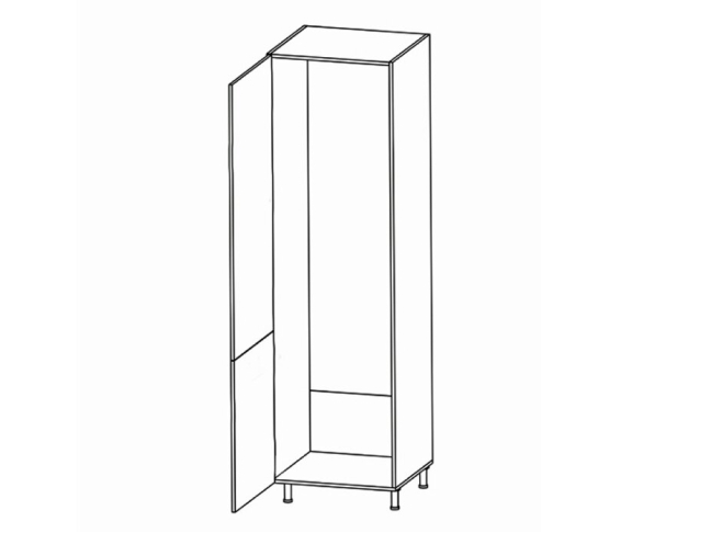 Virtuvės spinta šaldytuvui Langen D60ZL 4 Virtuvės spinta šaldytuvui Langen D60ZL 4