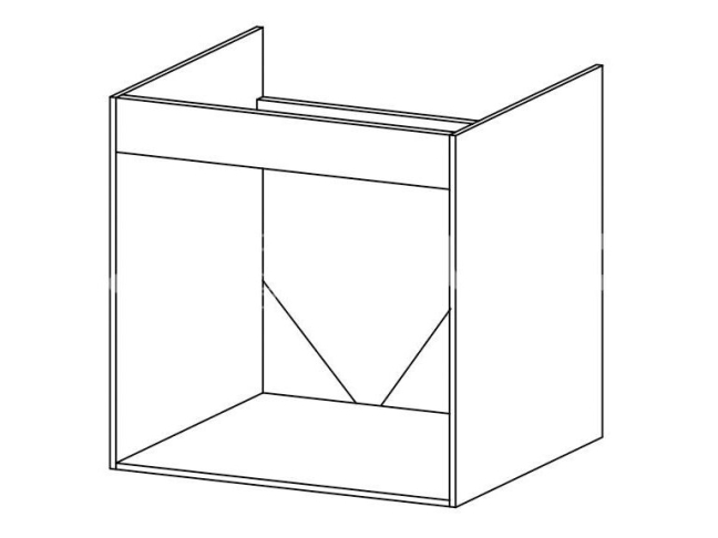 Apatinė spintelė plautuvei Langen D60Z 4