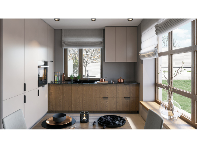 Virtuvinė spintelė orkaitei SORENTO B D60PWN 2 Virtuvinė spintelė orkaitei SORENTO B D60PWN 2