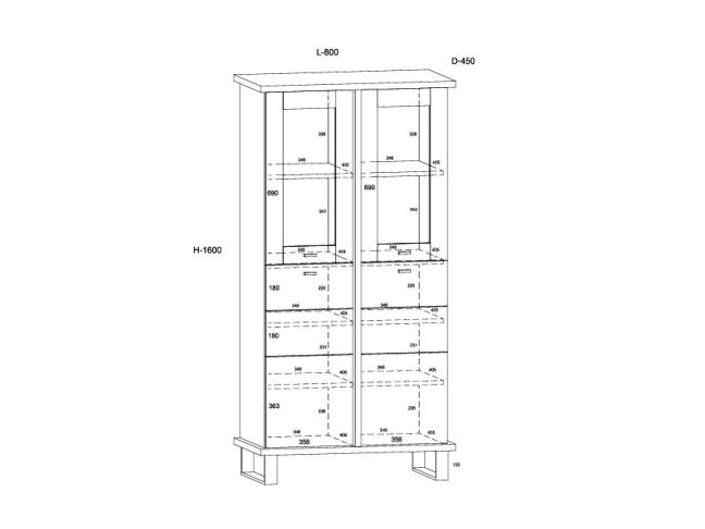 Vitrina CRO-25 6 Vitrina CRO-25 6