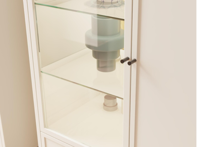 Vitrina DECO M 2D1S 4