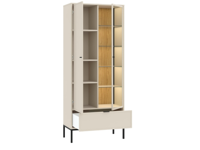 Vitrina DECO V 2D1S 1