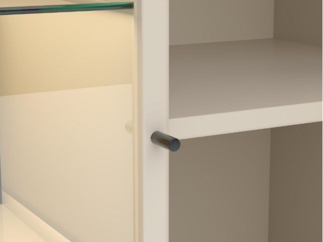 Vitrina DECO V 2D1S 3