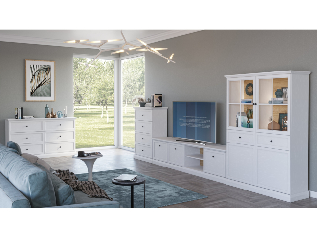 Vitrina LUCCA W2D1S + LED 3 Vitrina LUCCA W2D1S + LED 3