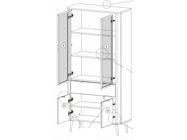 Vitrina MARLY 2 1 Vitrina MARLY 2 1