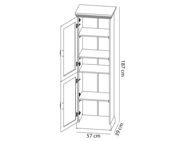 Vitrina ROYAL W1D 1 Vitrina ROYAL W1D 1