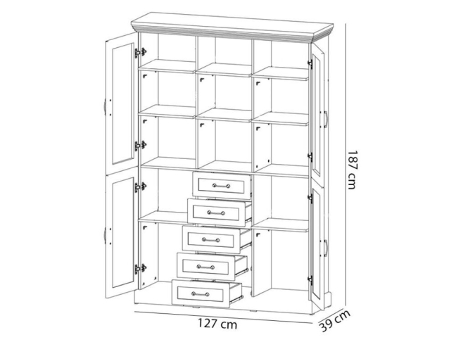Vitrina Royal W2D 1 Vitrina Royal W2D 1