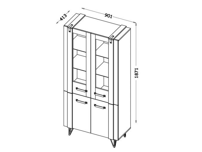 Vitrina LOFTER LO3 1
