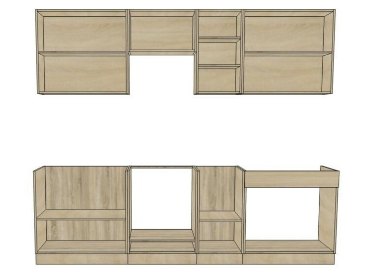 Virtuvė VIVA C PLUS GRAY 5