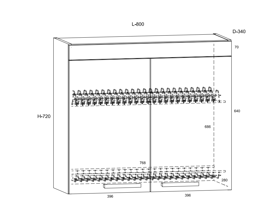 Virtuvės komplektas RODOS 2 2