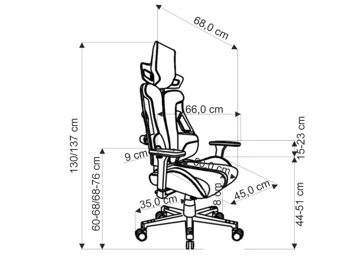Žaidimų kėdė NITRO 11
