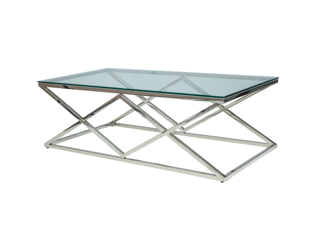 Stiklinis žurnalinis staliukas ZEGNA A Stiklinis žurnalinis staliukas ZEGNA A