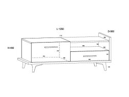 Žurnalinis staliukas BOX-03