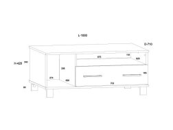 Žurnalinis staliukas COO-05