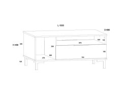 Žurnalinis staliukas FRE-05
