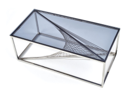 Stiklinis žurnalinis staliukas INFINITY