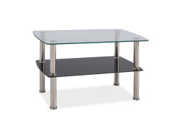 Stiklinis žurnalinis staliukas IRENE