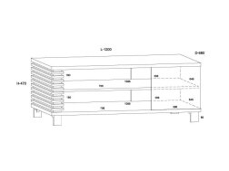 Žurnalinis staliukas LAM-06