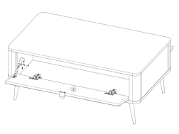 Žurnalinis staliukas MARLY 16