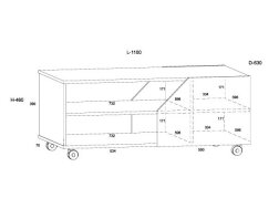 Žurnalinis staliukas PAX-06
