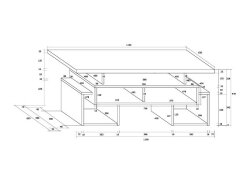 Žurnalinis staliukas RIO-12