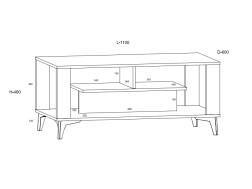 Žurnalinis staliukas SIG-06