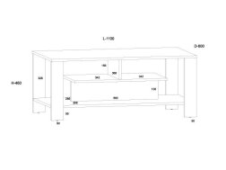 Žurnalinis staliukas SLI-06