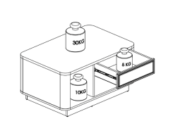 Žurnalinis staliukas VILAVIO 06
