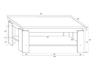 Žurnalinis staliukas BETA