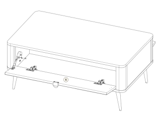 Žurnalinis staliukas MARLY 16