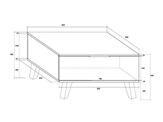 Žurnalinis staliukas SVN-06 5