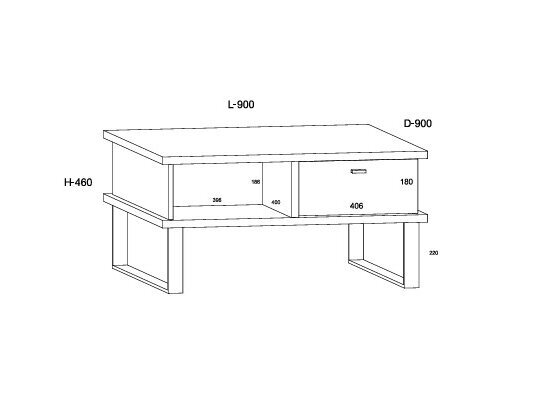 Žurnalinis staliukas CRO-12 6 Žurnalinis staliukas CRO-12 6