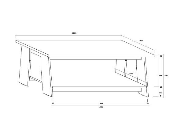 Žurnalinis staliukas RAC-02 5