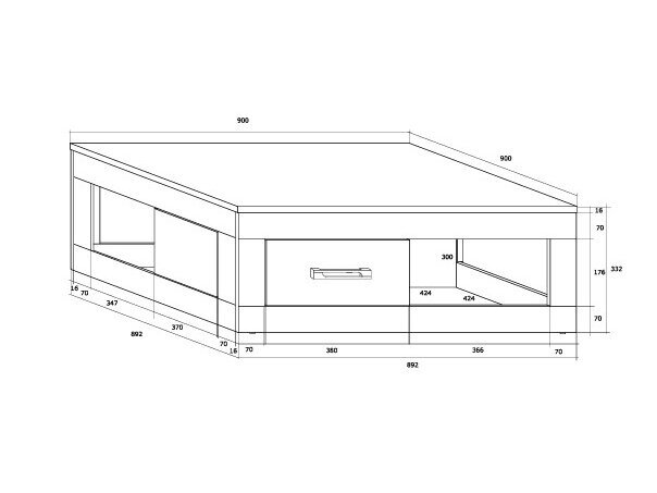 Žurnalinis staliukas VRN-02 6