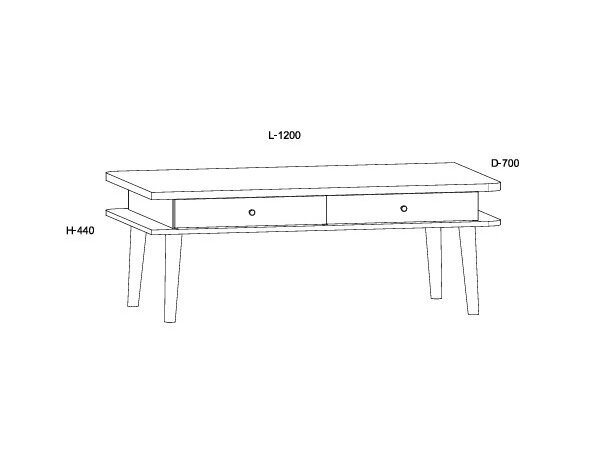 Žurnalinis staliukas DOL-11 5