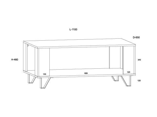 Žurnalinis staliukas BOS-05 7