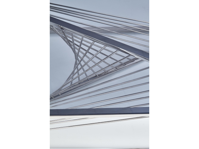 Stiklinis žurnalinis staliukas INFINITY 6