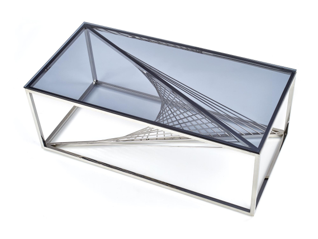 Stiklinis žurnalinis staliukas INFINITY 4