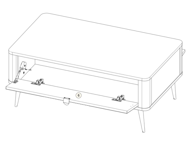Žurnalinis staliukas MARLY 16 1