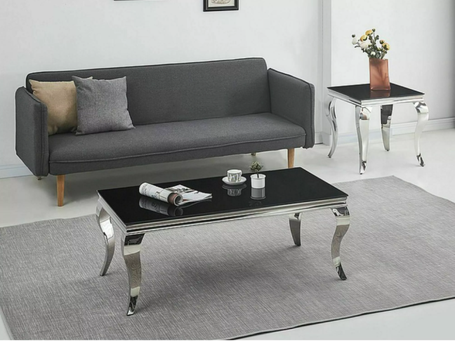 Stiklinis žurnalinis staliukas PRINCE A 1