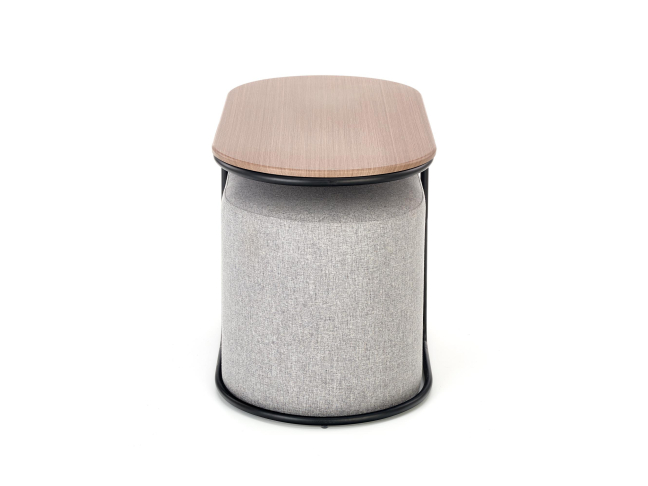 Žurnalinis staliukas su pufais PAMPA 5 Žurnalinis staliukas su pufais PAMPA 5