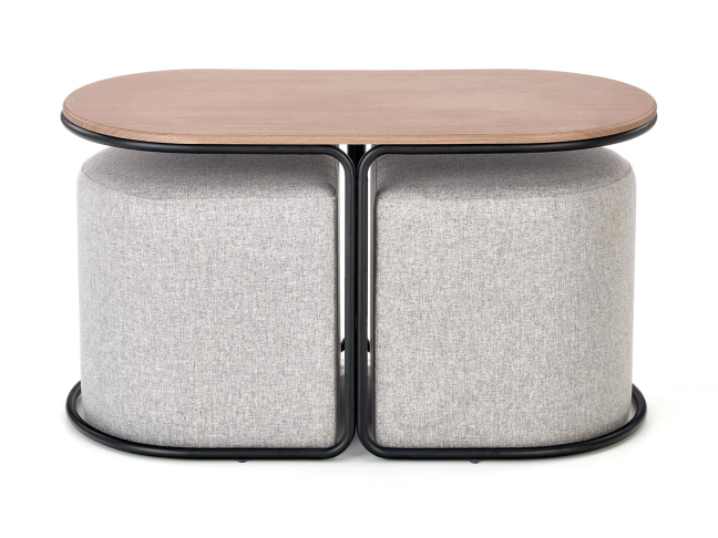 Žurnalinis staliukas su pufais PAMPA 2