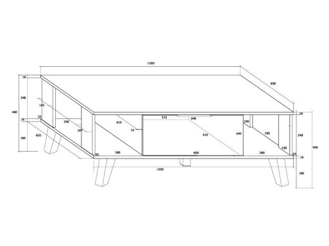 Žurnalinis staliukas SVN-05 5 Žurnalinis staliukas SVN-05 5